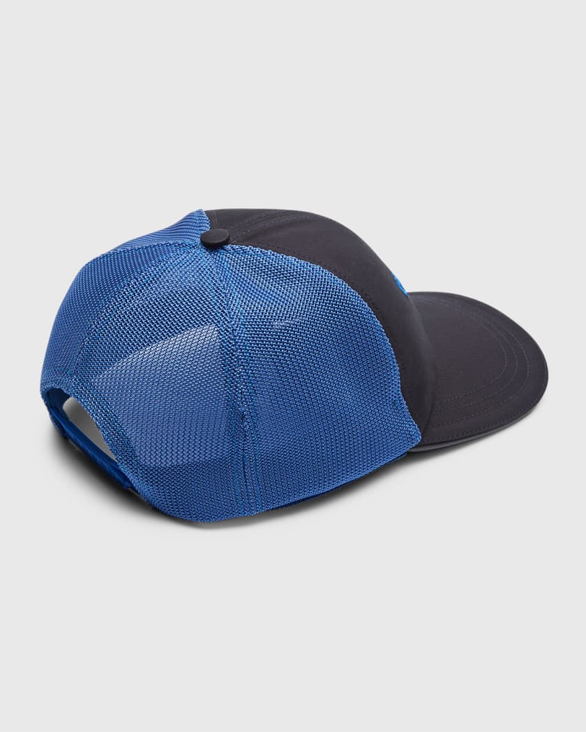 Burberry Men's Horseferry Mesh Baseball Hat | Neiman Marcus