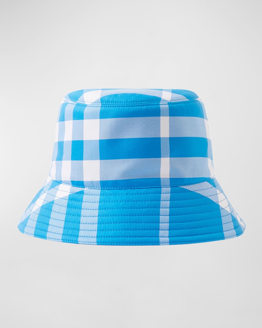 Burberry Men's Alphie Check Bucket Hat | Neiman Marcus