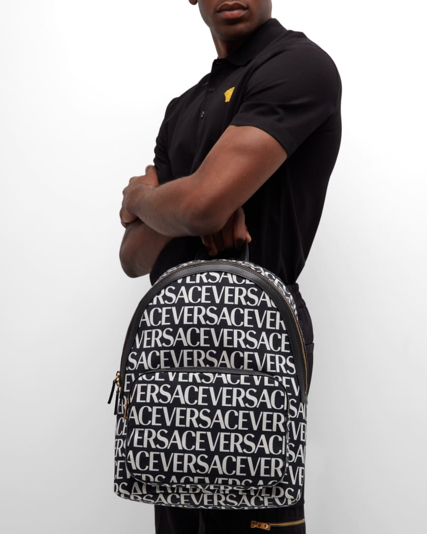 Men's Versace Allover Messenger Bag by Versace