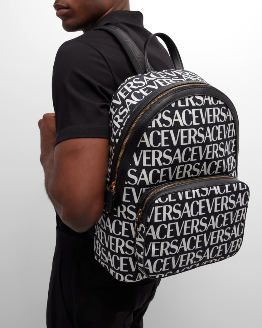 Black And White Outfit With MCM Backpack - Your Average Guy