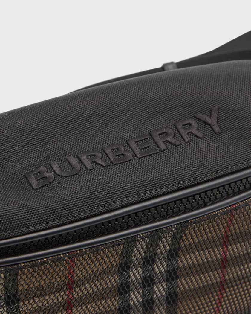 Burberry Men's Sonny Tonal-Logo Belt Bag