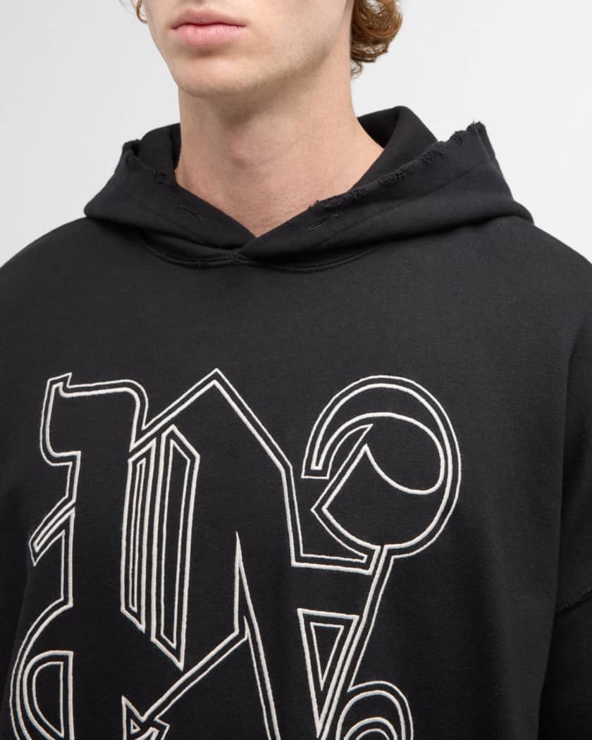 Palm Angels Pa Monogram Pullover in Black for Men