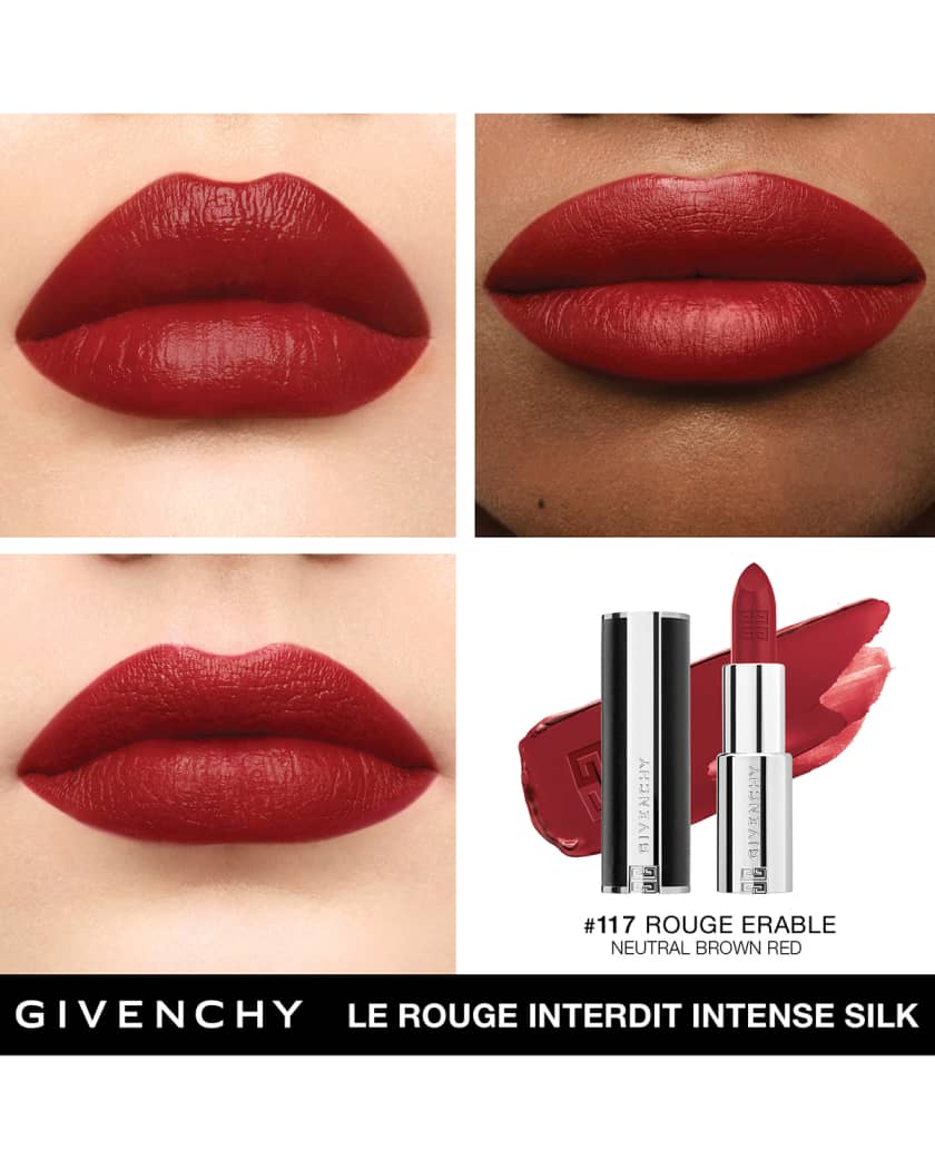 Onvoorziene omstandigheden het internet Dynamiek Givenchy Le Rouge Interdit Intense Silk Lipstick | Neiman Marcus