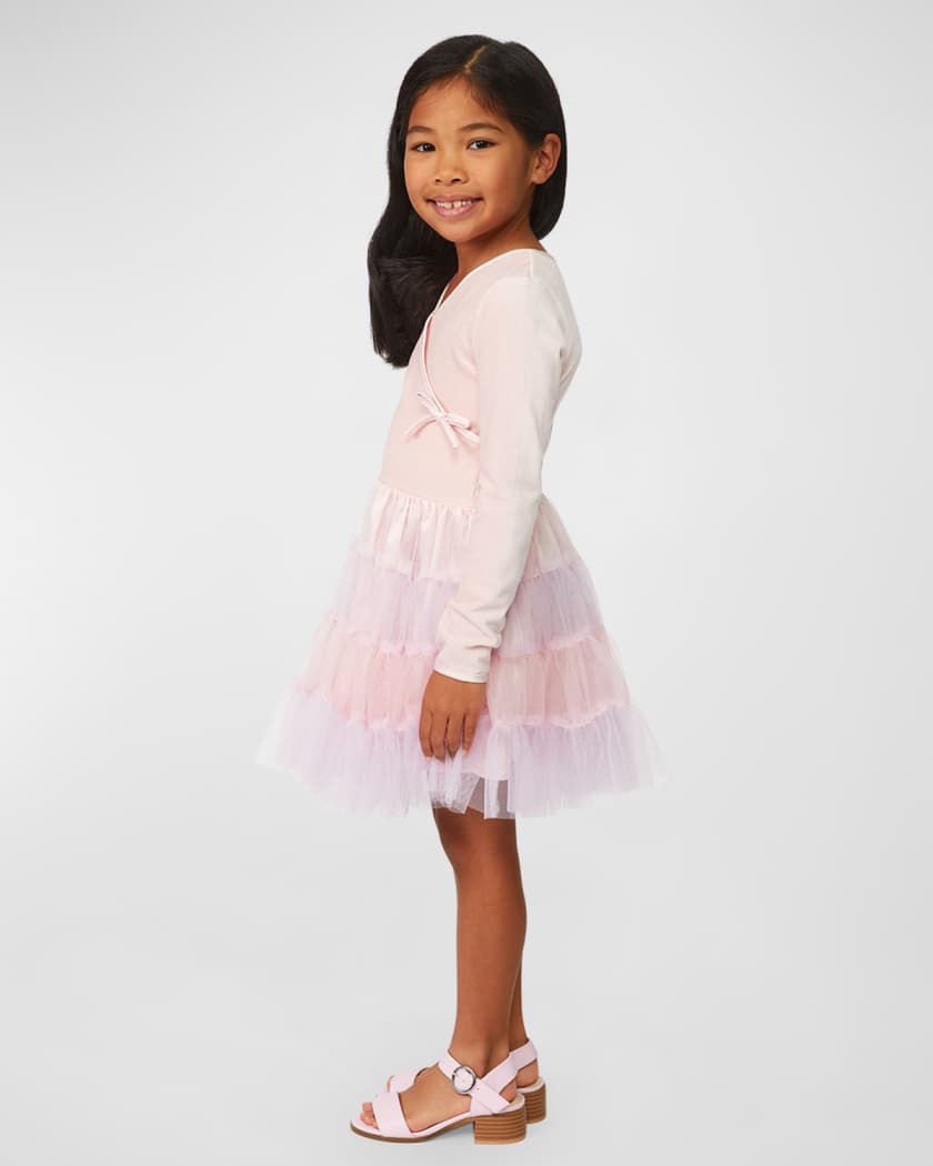 Bardot Junior Girl s Mia Ribbed Multicolor Tutu Dress Size 4 7
