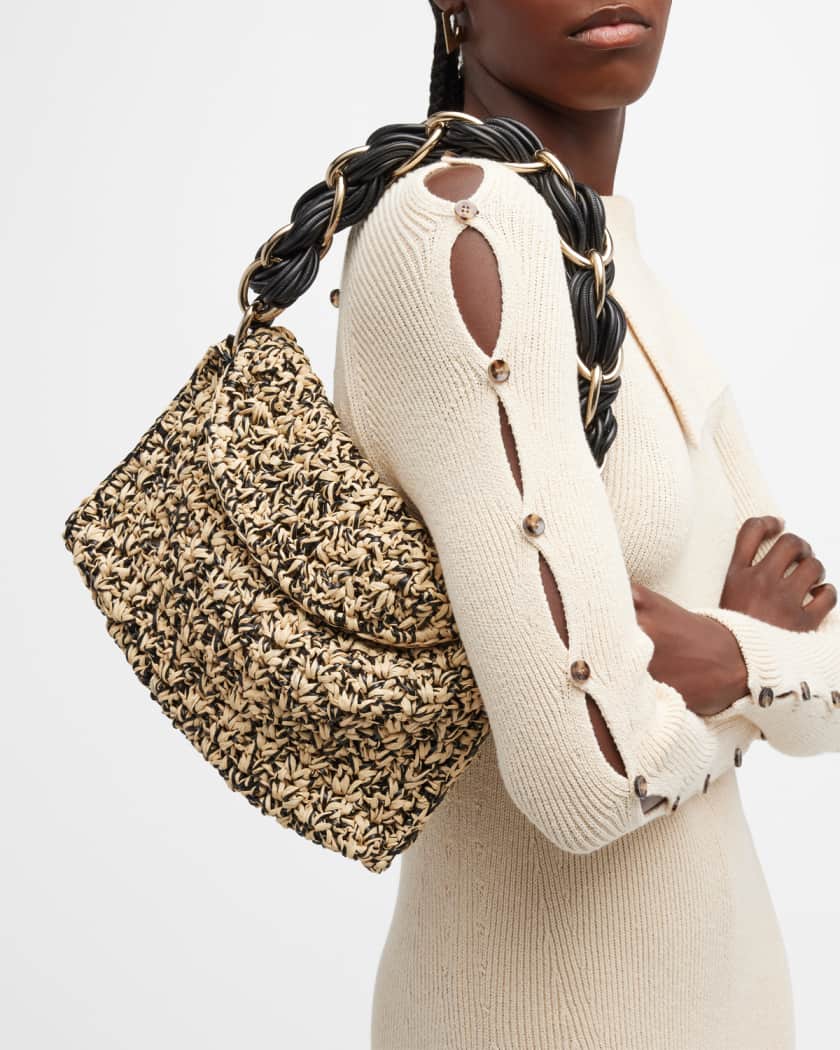Proenza Schouler Braid Crochet Shoulder Bag | Neiman Marcus