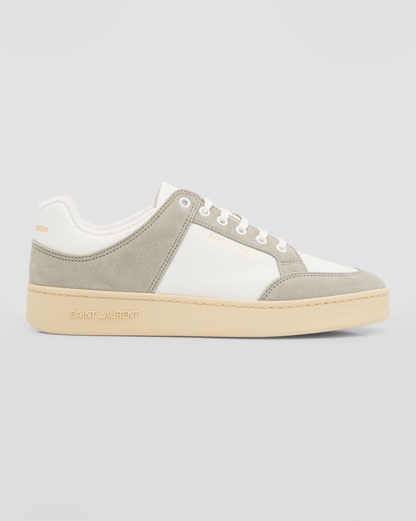 Ysl leather sneakers discount
