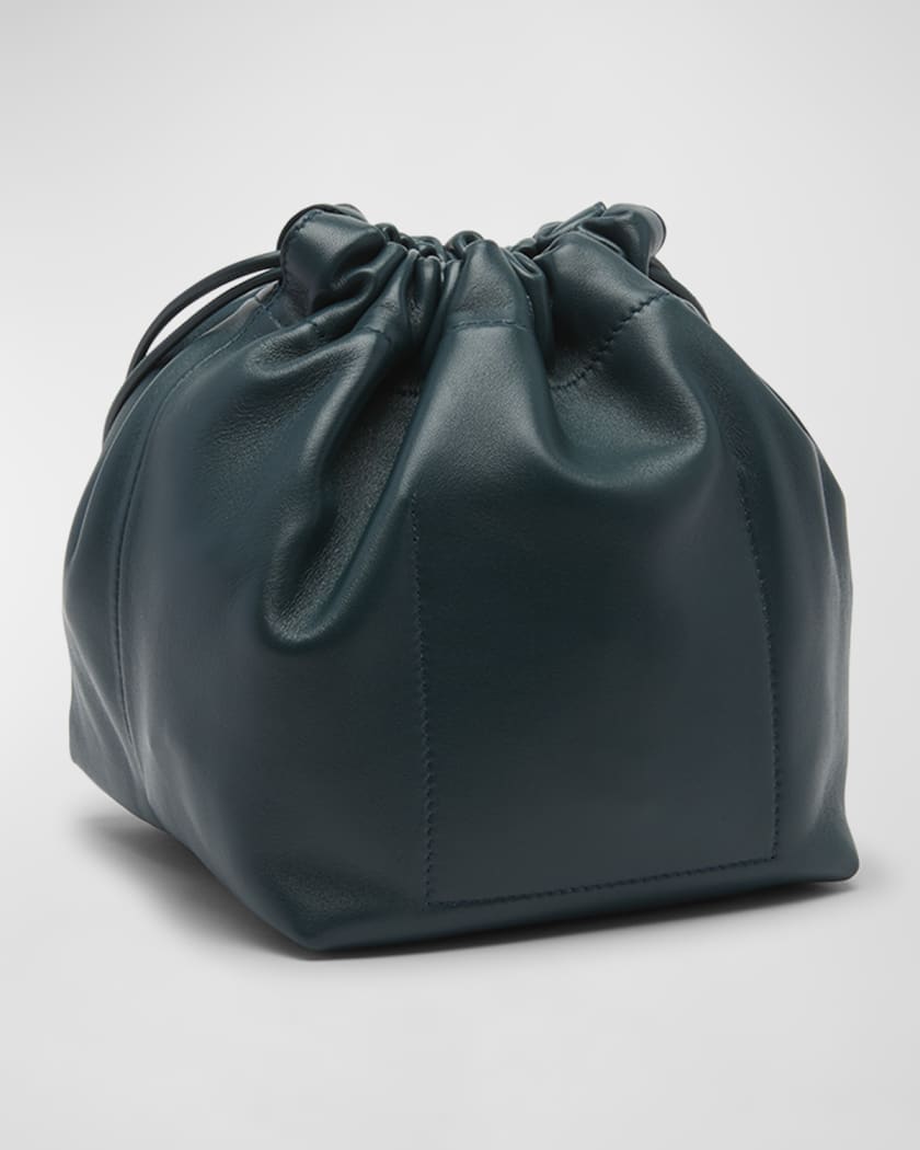 Dumpling Lambskin Leather Shoulder Bag