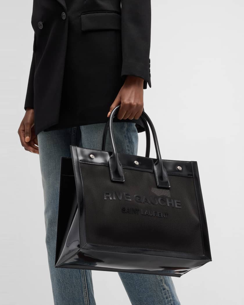 Saint laurent perforated tote best sale
