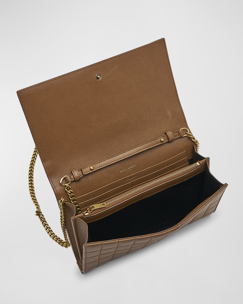 Saint laurent cassandra wallet on chain sales