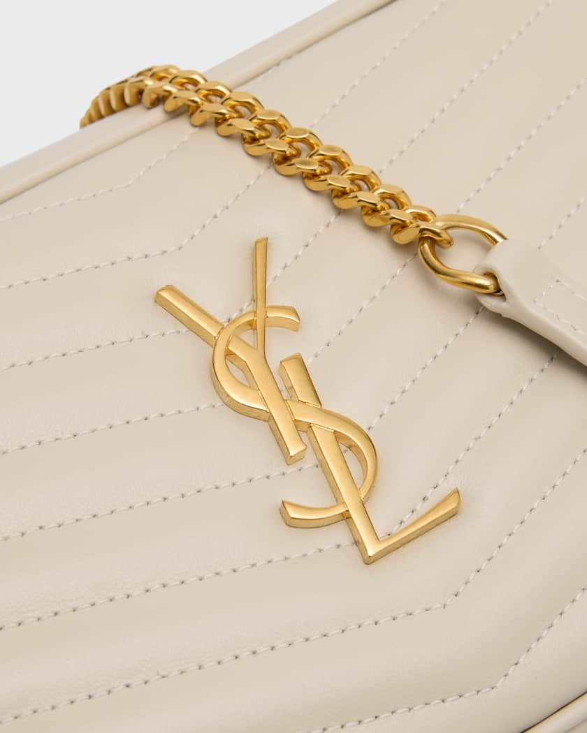 Saint Laurent Lou Mini YSL Quilted Camera Bag