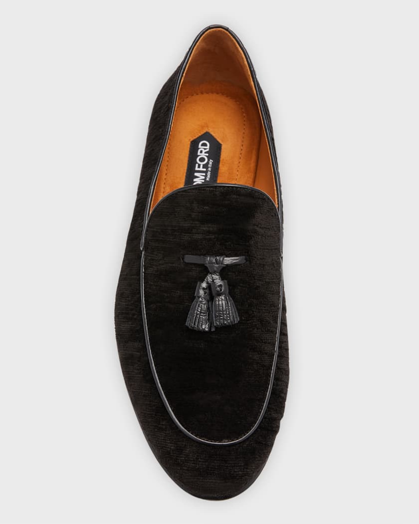 Tom ford velvet loafers sale