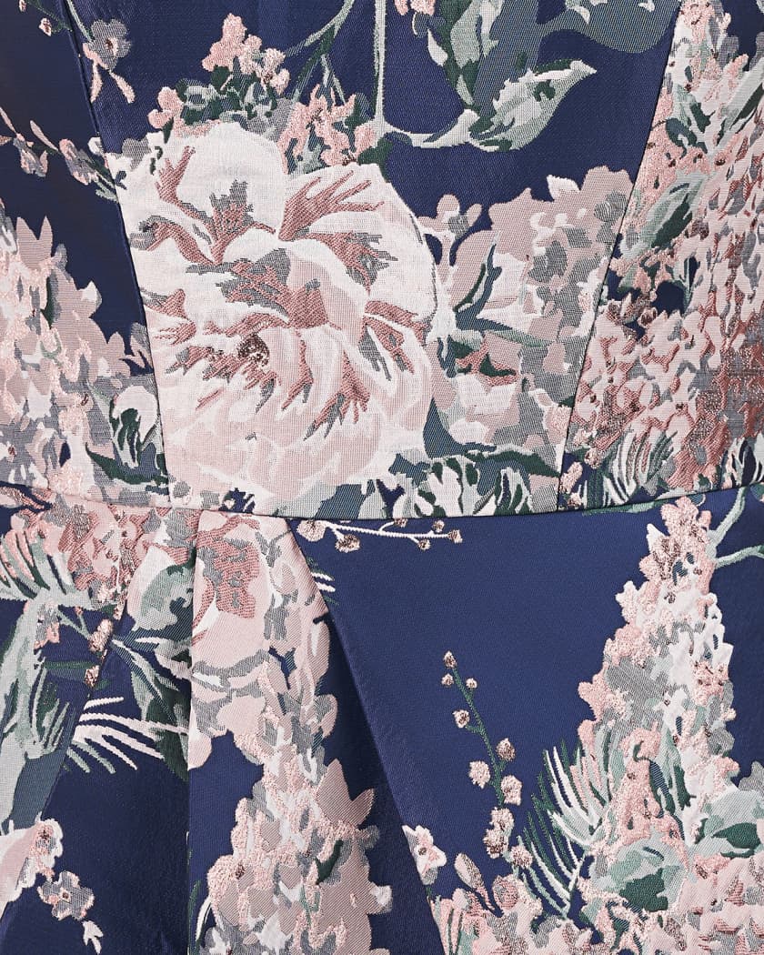 特別価格 Jacquard Cuffs Embroidery Dress 希少 美品 ひざ丈