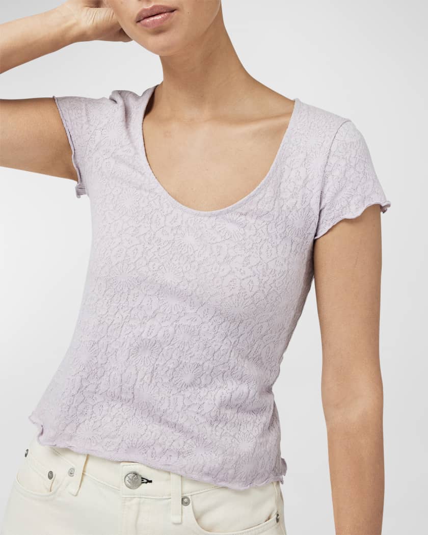 Rag u0026 Bone Gemma Floral Short-Sleeve Tee | Neiman Marcus
