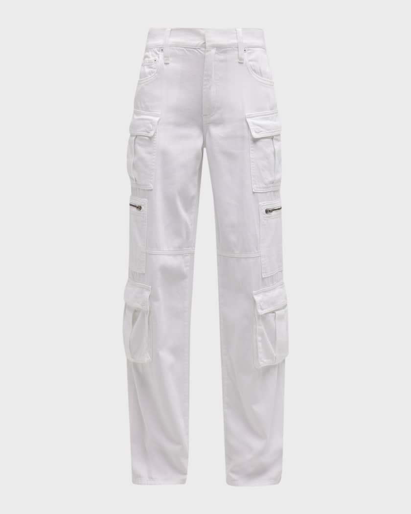 Alice and olivia white pants 2025