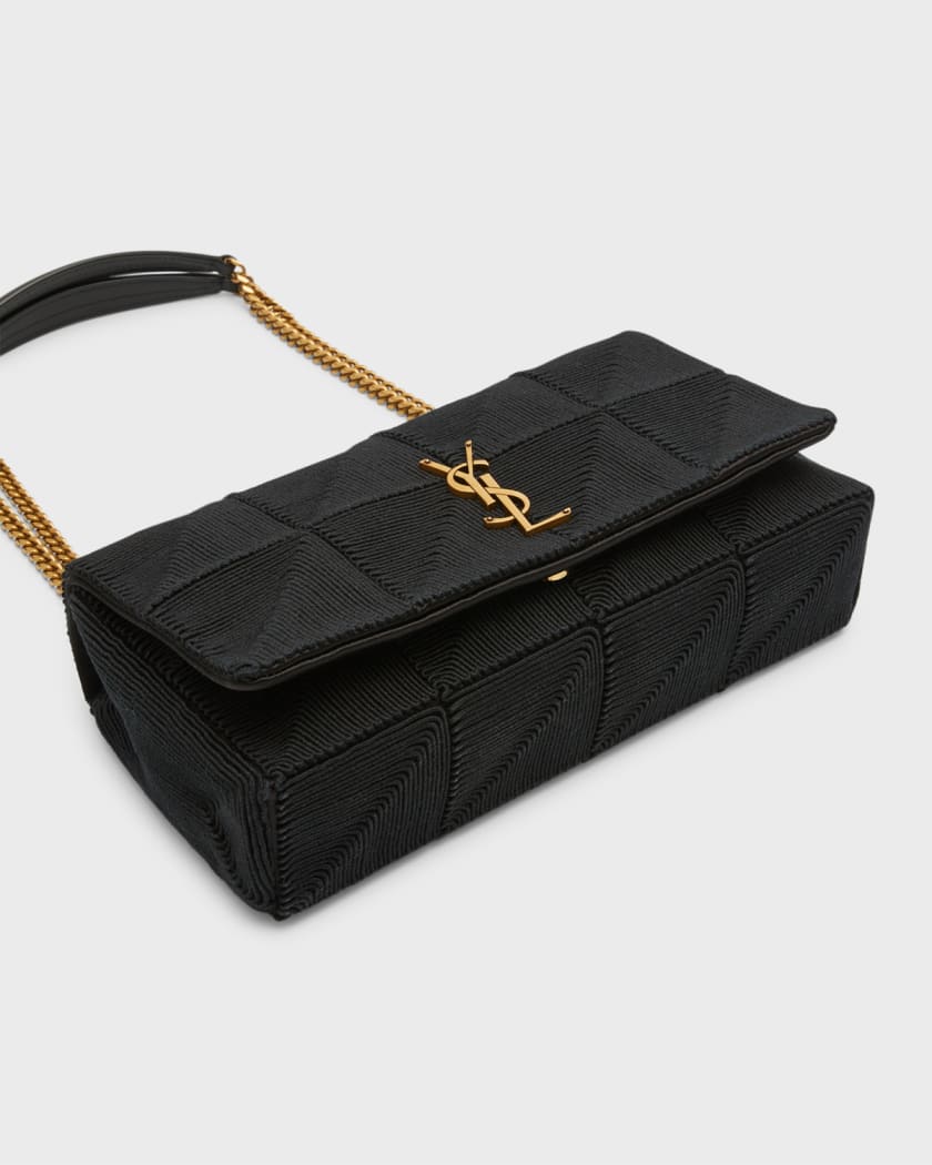 Ysl small Jamie gold chain leather bag black