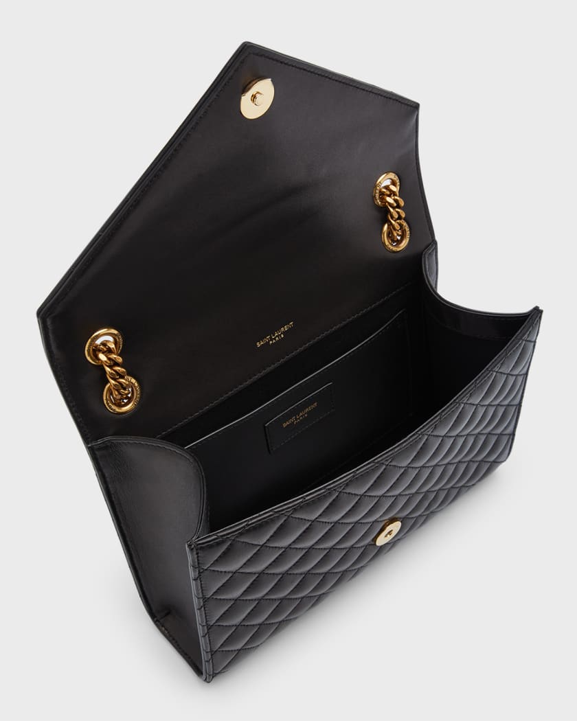 Saint Laurent Beige Suede Medium Envelope Bag – BlackSkinny