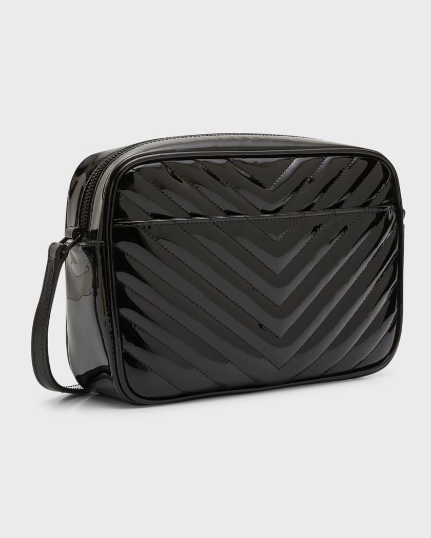 Lou camera bag in bolero patent leather top