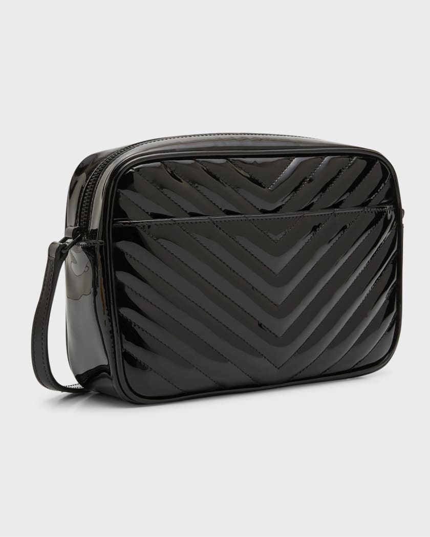 Patent Leather LouLou Camera Bag Black