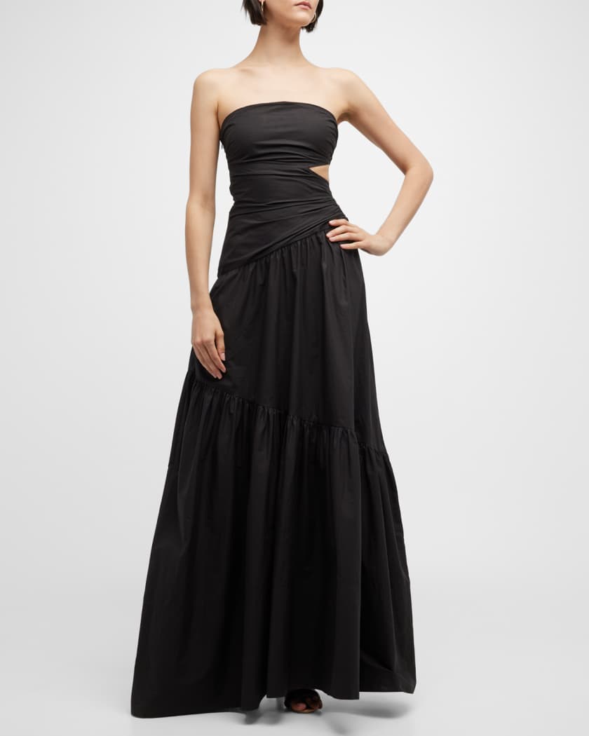 A.L.C. Lark Strapless Drop-Waist Maxi Dress | Neiman Marcus