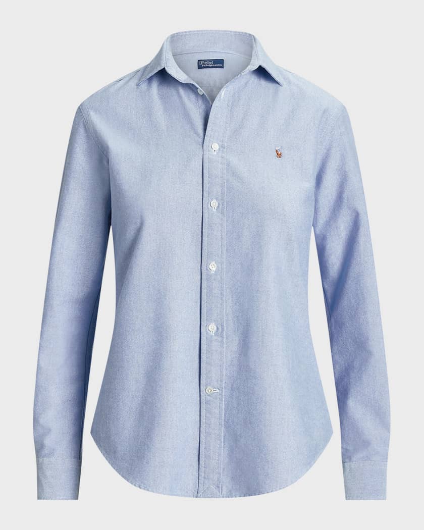 Polo Ralph Lauren Relaxed-Fit Oxford Shirt Blue