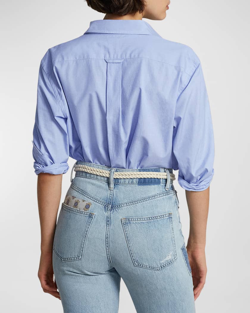 Ralph lauren cotton poplin shirt discount