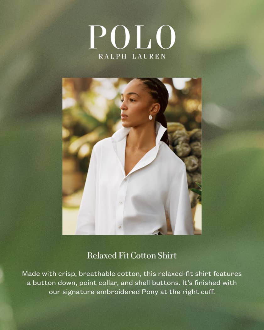 Ralph lauren women's cotton shirts hot sale