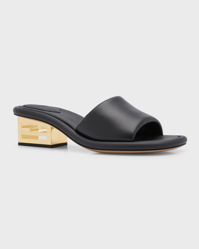 Fendi block heel sandals new arrivals