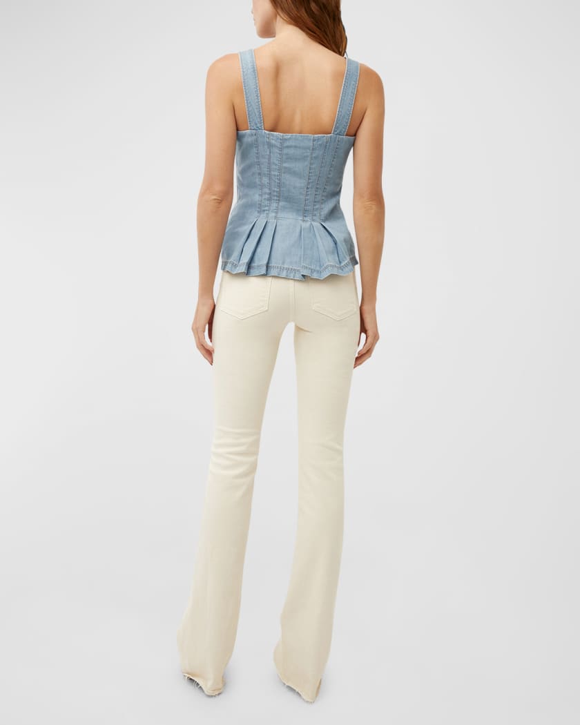 m.y.o.b nyc SHOULDER TOPS INDIGO DENIM | drcossia.com.ar