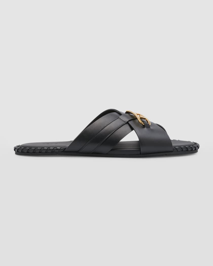 Lock It leather sandal