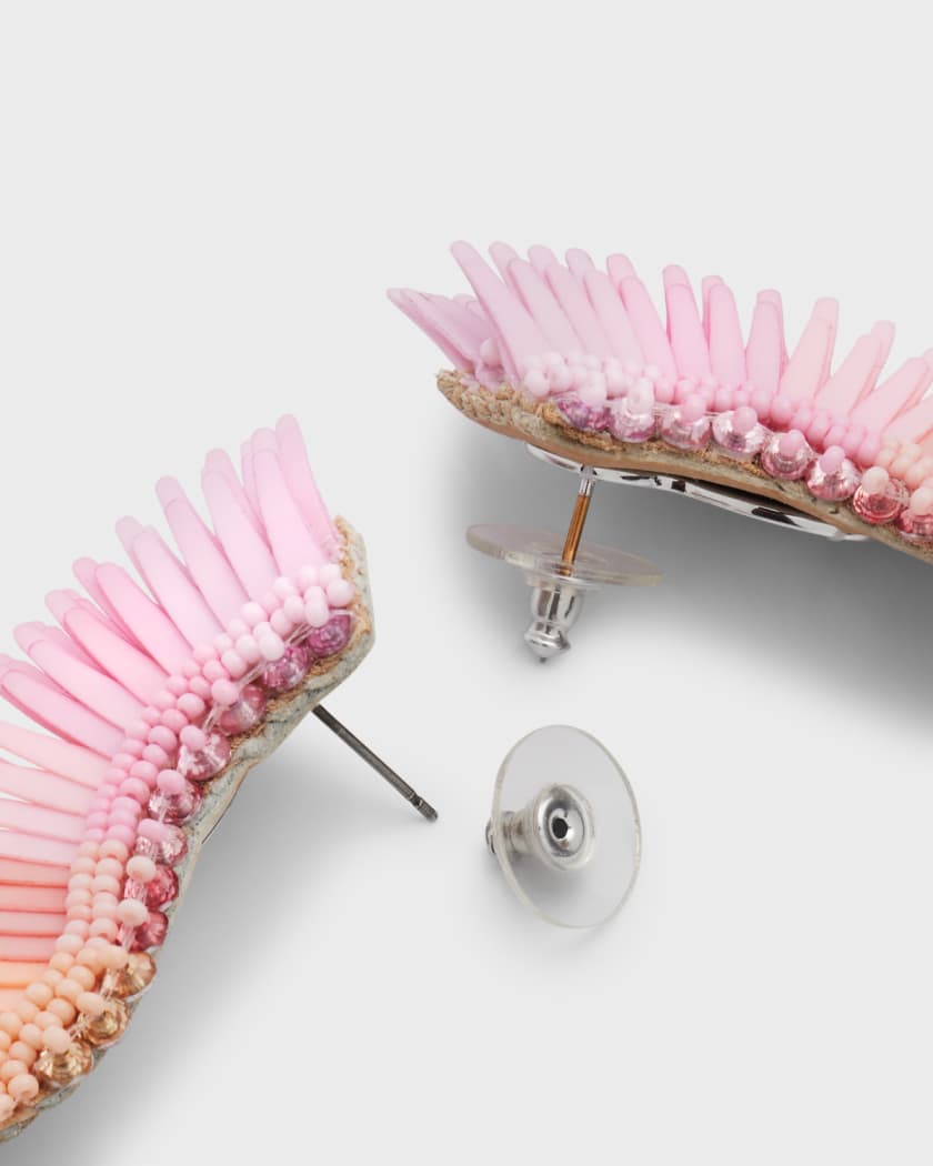 Mignonne gavigan flamingo earrings top