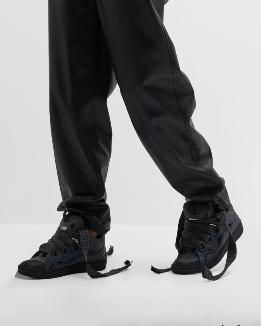 Lanvin Men's Curb Ombre Low Top Sneakers