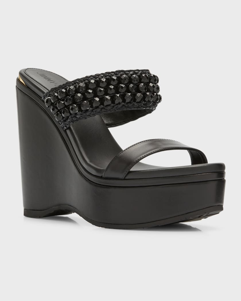 Italian shoemakers online wedge sandals