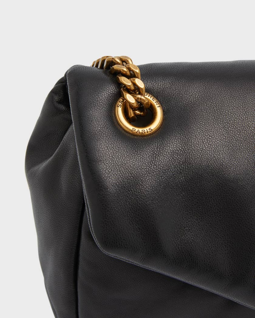 Saint Laurent Calypso YSL Leather Chain Shoulder Bag