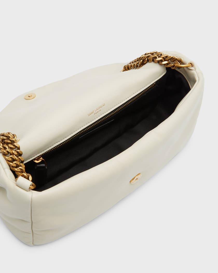 Calypso Small YSL Shoulder Bag in Smooth Padded Leather