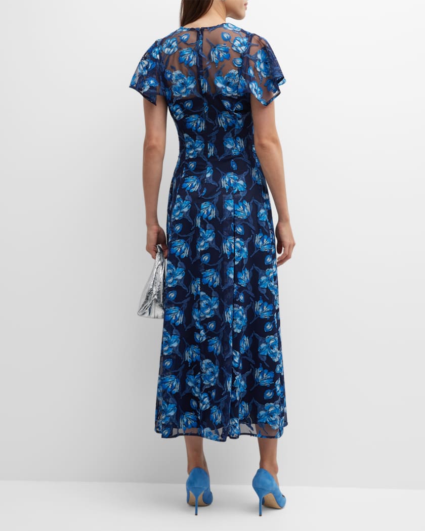 Lela rose hotsell flutter sleeve dress