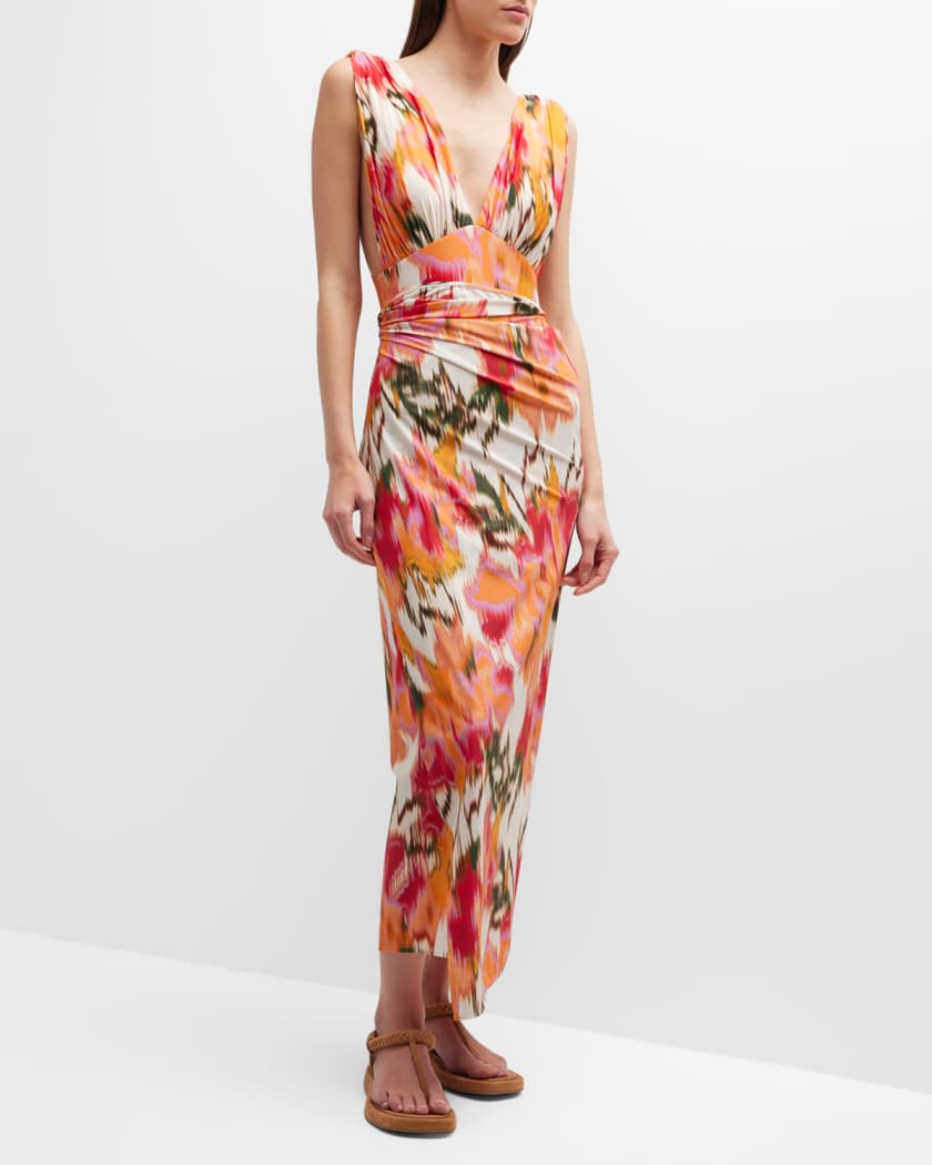 Sarong knot top dress