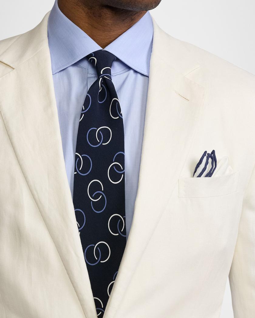Ralph Lauren Purple Label Kent Hand-Tailored Silk-Linen Jacket