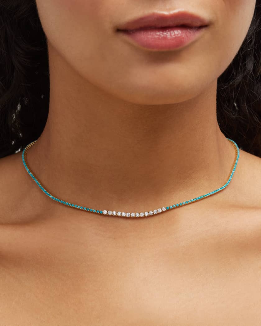 Jennifer meyer tennis necklace on sale