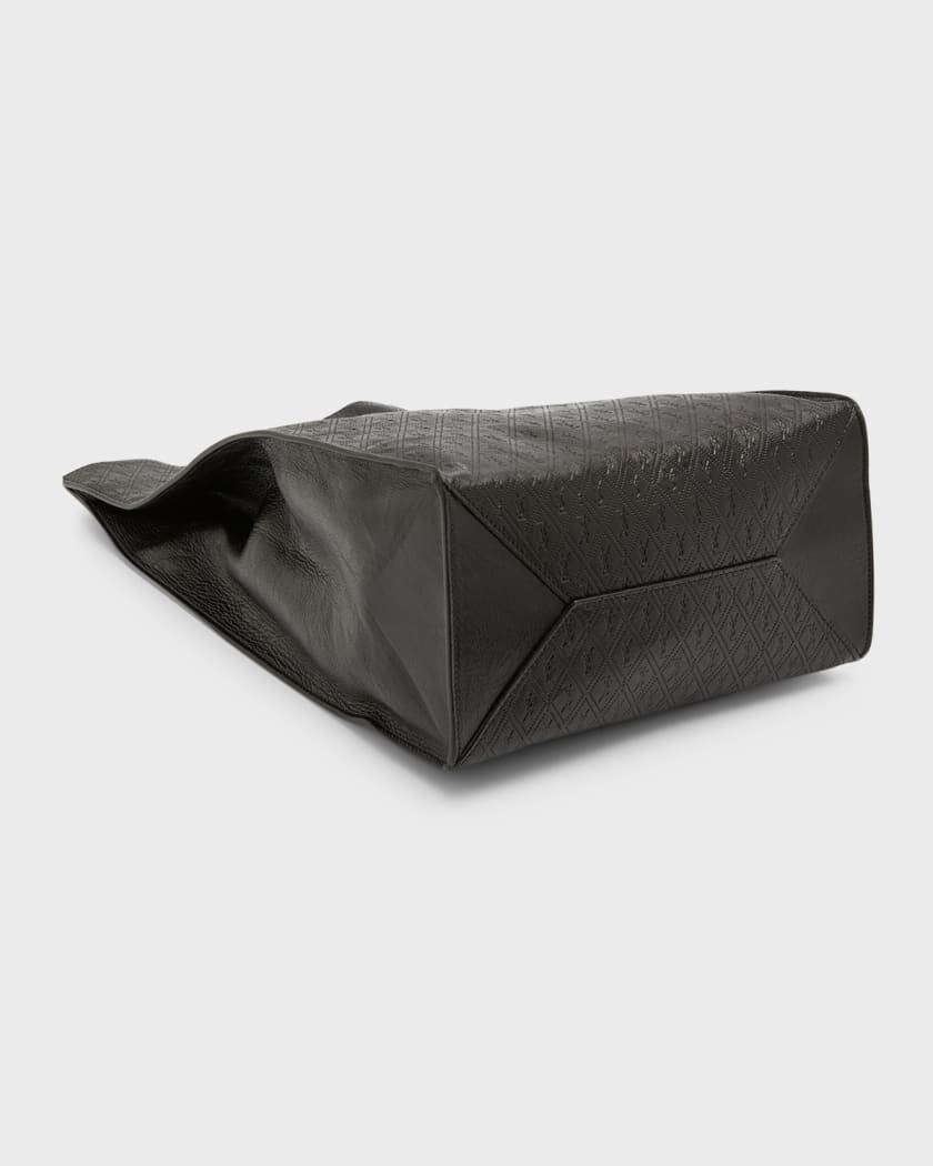 Saint Laurent Men s Le Monogramme Deli Paper Bag Leather Handbag