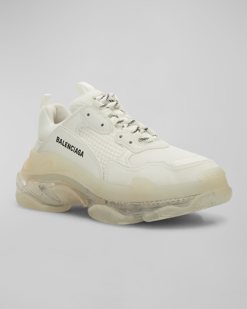 Balenciaga Triple S Clear-Sole Sneakers | Neiman Marcus