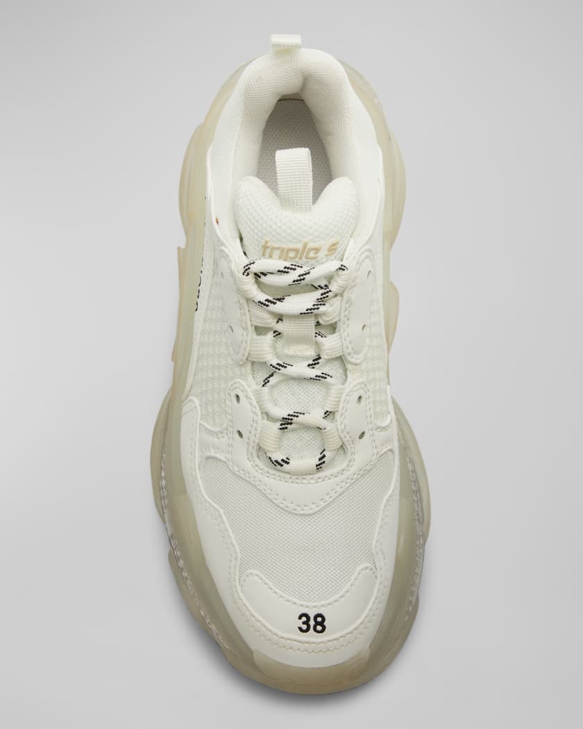 Triple s clear sole sneakers new arrivals