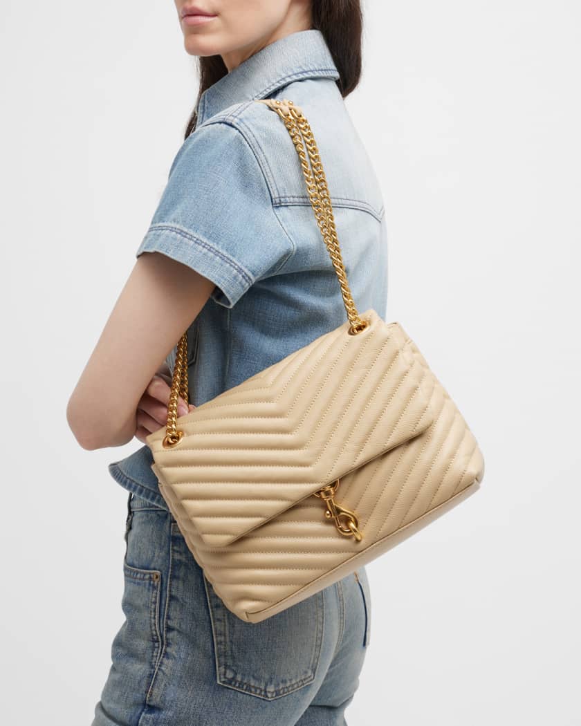 Chevron Quilted Crossbody Bag