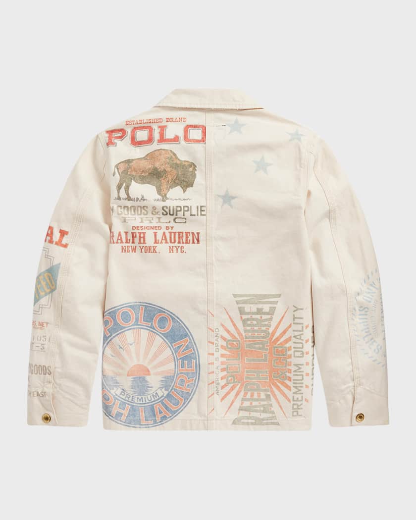 Ralph Lauren Childrenswear Boy's Canvas Chore Jacket, Size S-XL | Neiman  Marcus