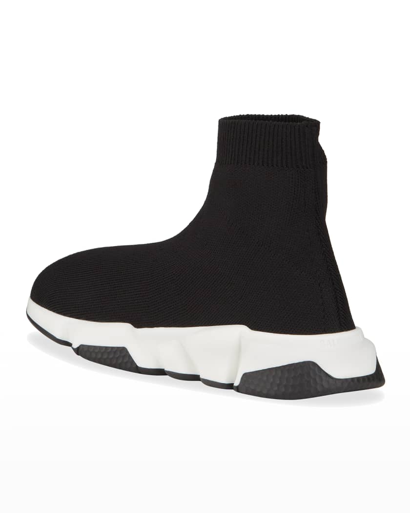 Kid's Two-Tone Knit Sock Trainer Sneakers
