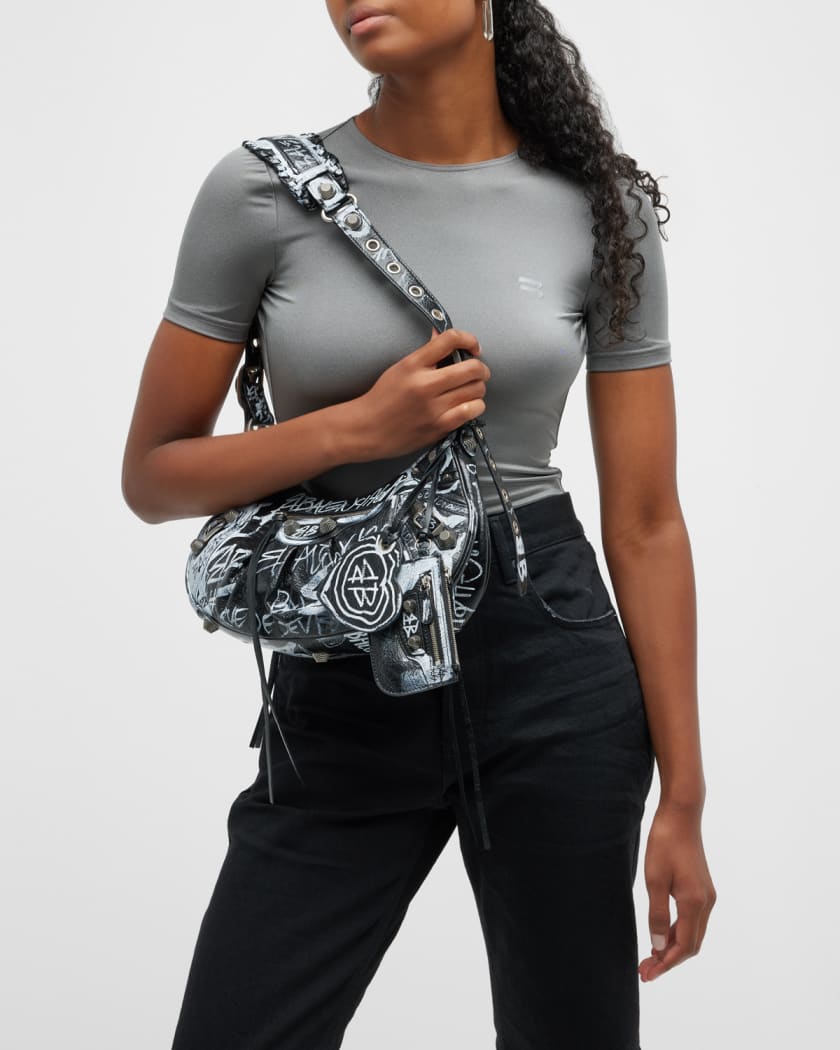 Scioltoo Graffiti Crossbody Handbags for Women small Cute Leather Shoulder  Purse Bags with Zipper