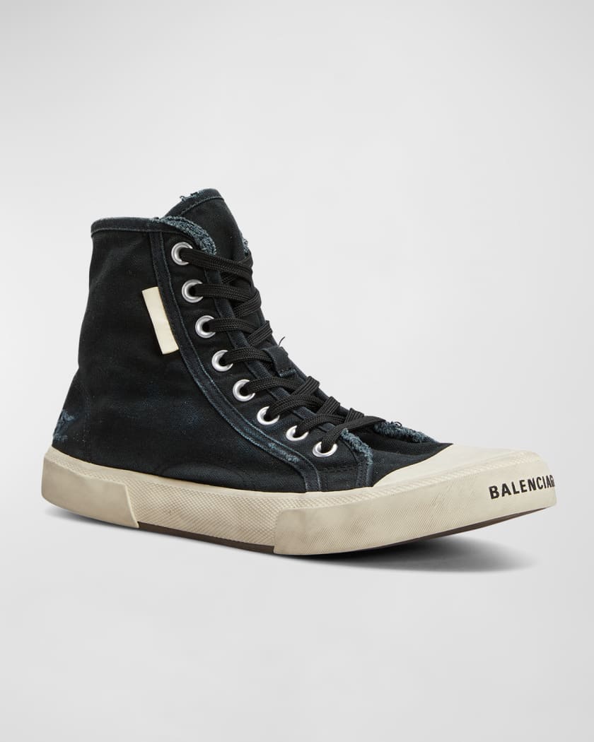 Distressed canvas shoes cheap
