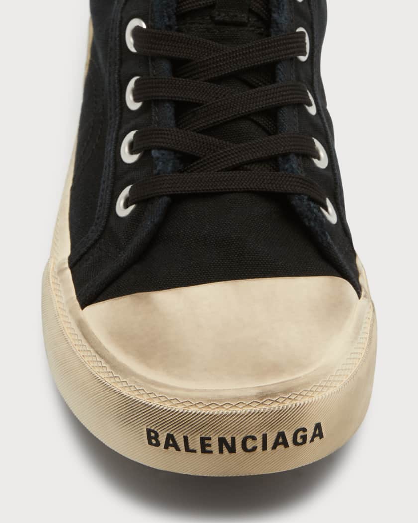 Distressed canvas sneaker shoes online