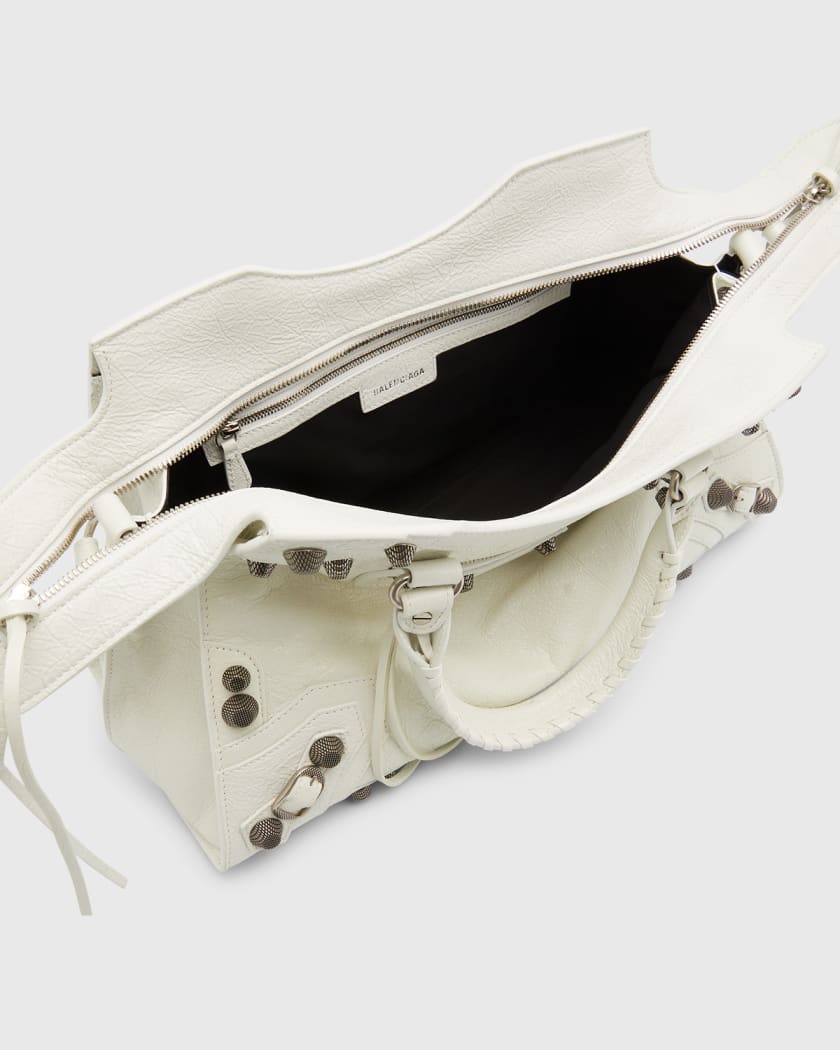 Balenciaga Neo Cagole City Lambskin Leather Tote Bag Neiman Marcus