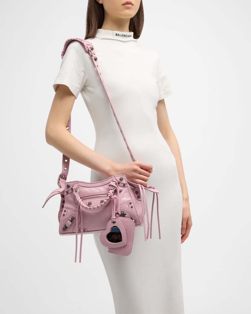 Cagole XS Leather Top Handle Bag