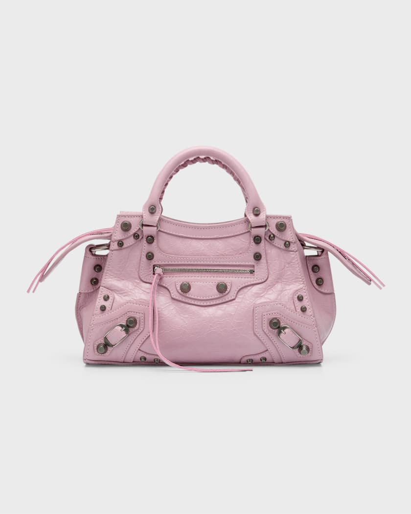 Neo Cagole City Small Leather Tote Bag in Multicoloured - Balenciaga